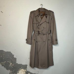 Christian Dior Exquisitely Noir  Double-Breasted Trench Coat 44 Long